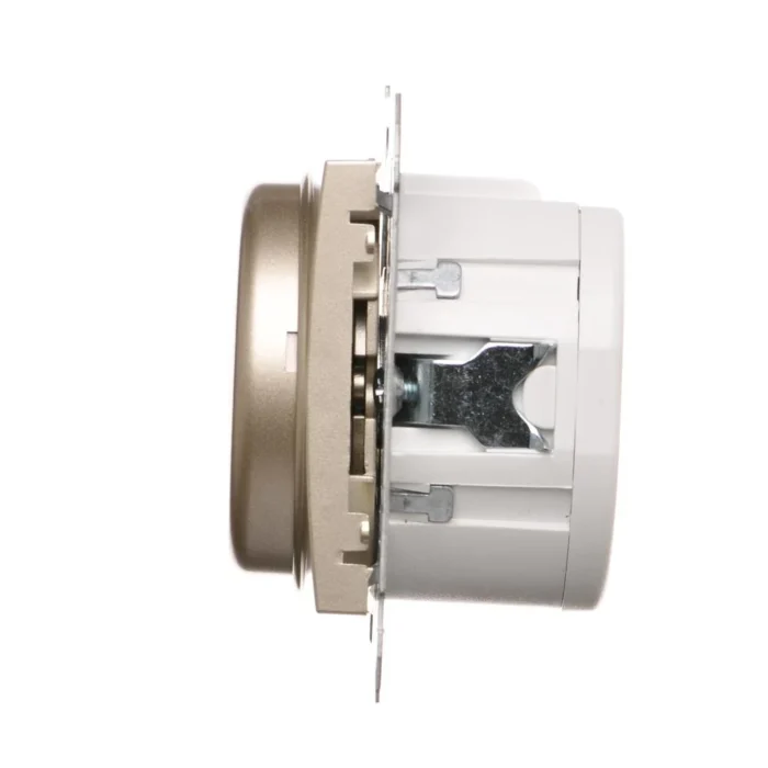 Stmievač pre LED stmievateľné, otáčavý, dvojpólový, zlatá matná – Obrázok 4