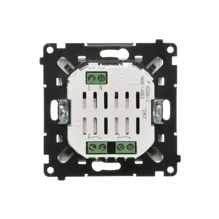 Spínač elektronický dvojitý, biela matná – Obrázok 3