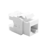 Vklad počítačovej zásuvky RJ45 kat.6, netienené (UTP), (príslušenstvo), biela