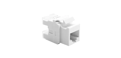 Vklad počítačovej zásuvky RJ45 kat.6, netienené (UTP), (príslušenstvo), biela