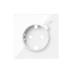Kryt pre zásuvky Schuko s integrovanou nabíjačkou 1xUSB C, biela, USB: C