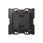 2x USB nabíjačka C+A 30W (1/2 prístroj, bez montážného rámčeka) 100-230V, skrutkové svorky, USB: C+A, Nabíjací prúd: 3,1A