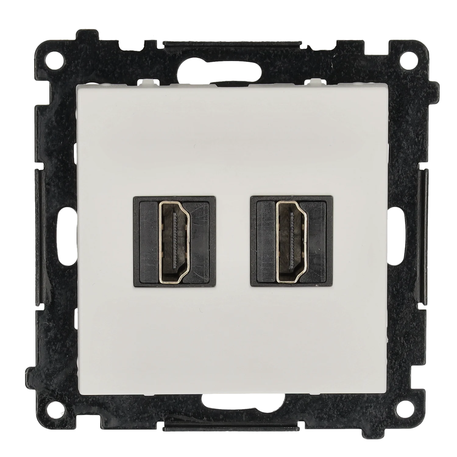 img_9435.png Zásuvka HDMI dvojitá, prístroj s krytom, svetlosivá matná, HDMI štandard: HDMI 2.1 – Obrázok 1