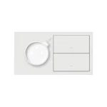 Panel 2-násobný: 1 zásuvka s 1 integrovanou USB C nabíjačkou + 2 kryty, biela, USB: C, Nabíjací prúd: 2,1A