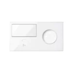 Panel 2-násobný: 1 zásuvka + 1 kryt + 1 USB C nabíjačka (ľavá strana), USB: C