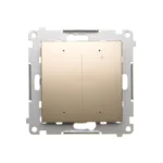Stmievač pre LED žiarovky 230 V [Wi-Fi], 2-200 W, 230V, (prístroj s krytom), zlatá matná