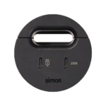 Simon 400 Flash 60, IP20, čierny, Mont. rozmery: Ø54mm