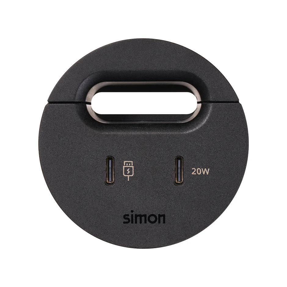 img_9560.jpg Simon 400 Flash 60, IP20, čierny, Mont. rozmery: Ø54mm – Obrázok 1