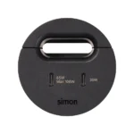 Simon 400 Flash 60, IP20, čierny, Mont. rozmery: Ø54mm